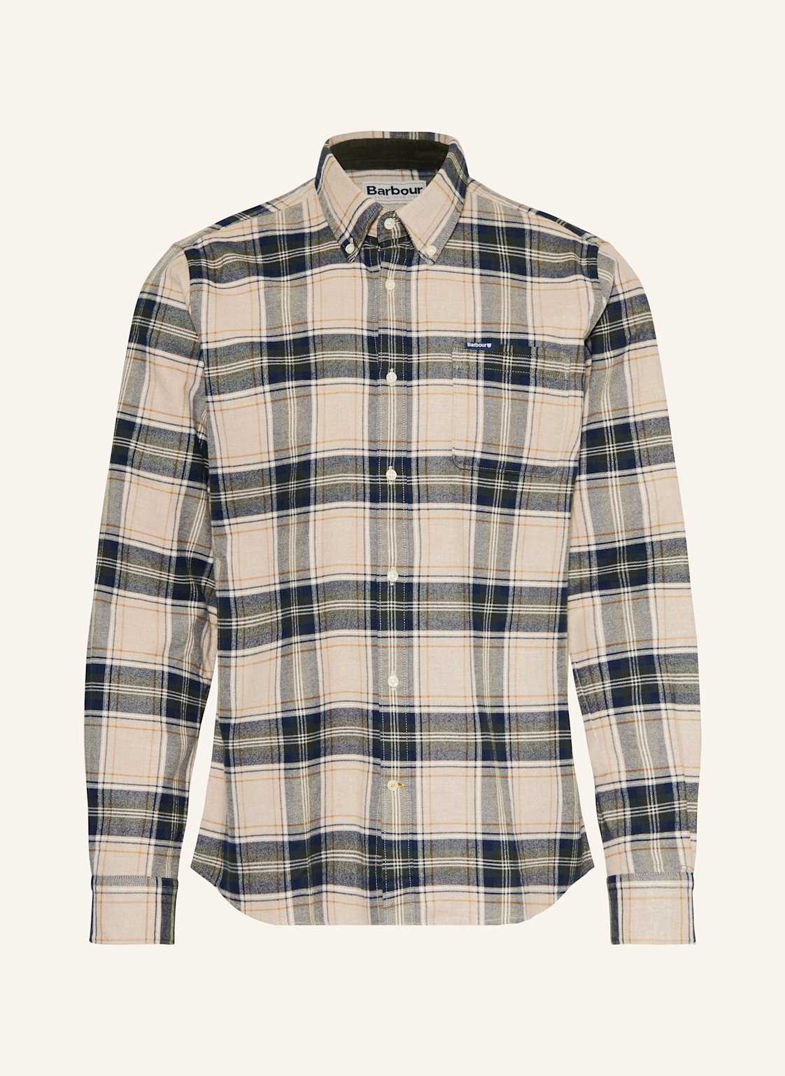 Barbour Flanellhemd Betsom Tailored Fit weiss von Barbour