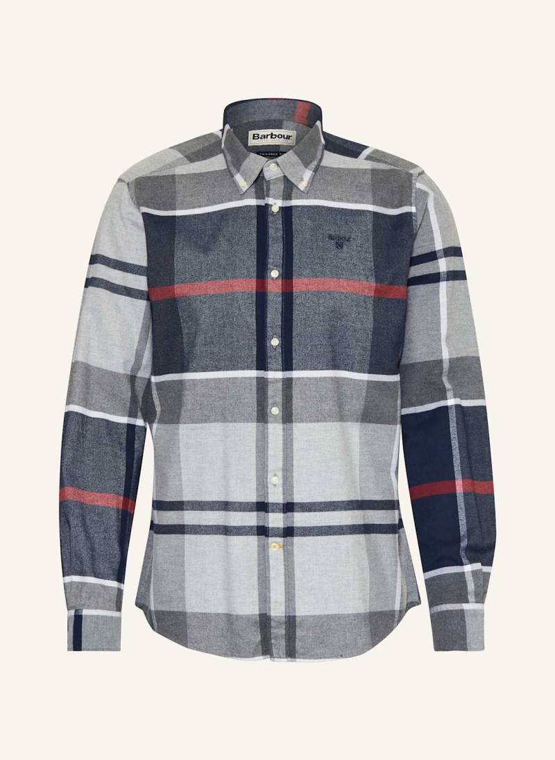 Barbour Flanellhemd Iceloch Tailored Fit blau von Barbour