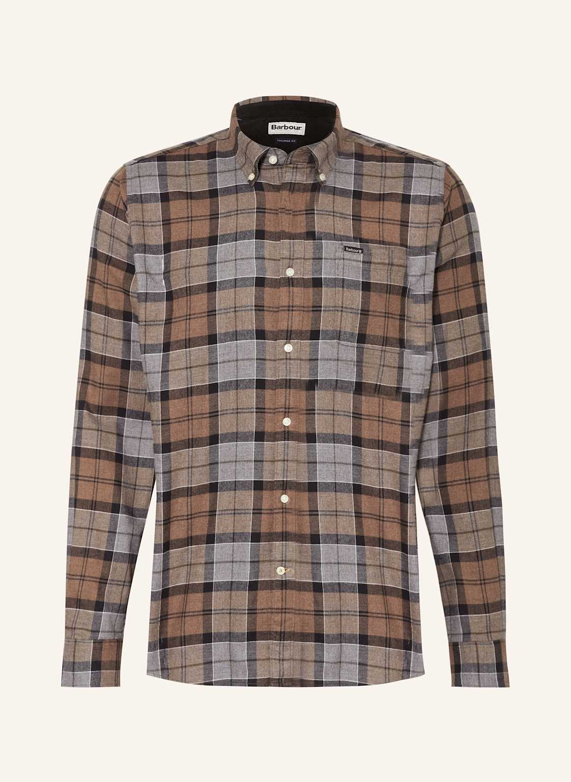 Barbour Flanellhemd Rasay Tailored Fit braun Barbour Flanellhemd Rasay Tailored Fit braun von Barbour