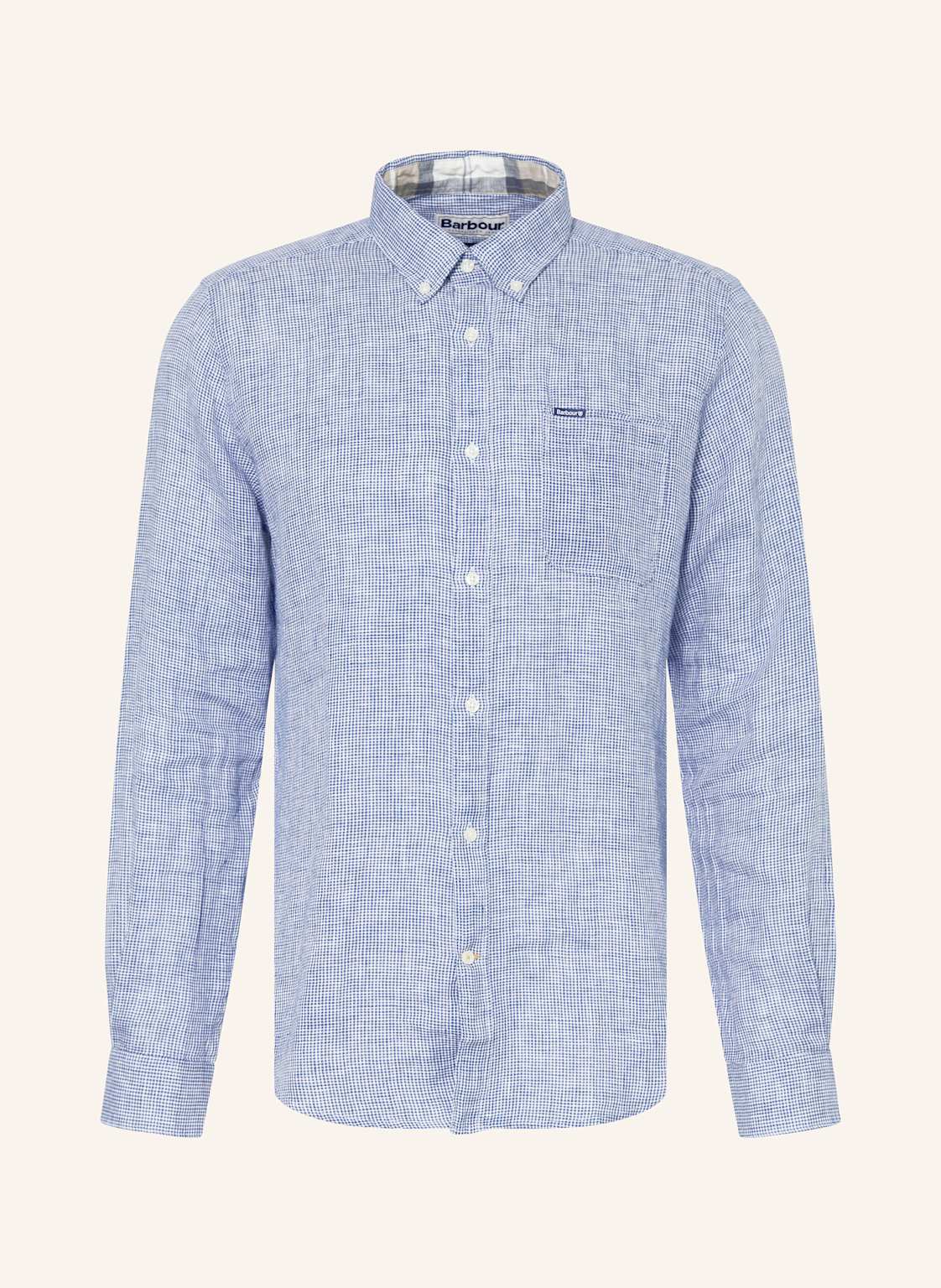 Barbour Hemd Linton Tailored Fit blau von Barbour