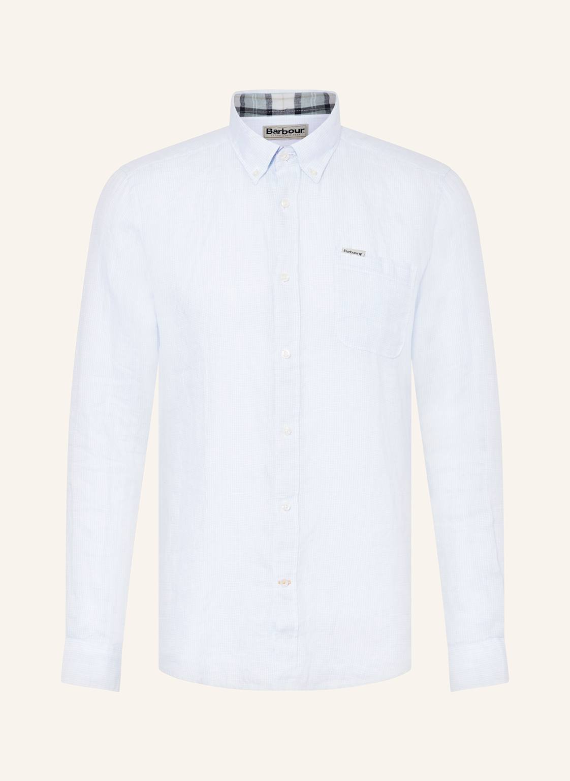 Barbour Leinenhemd Linton Tailored Fit blau Barbour Leinenhemd Linton Tailored Fit blau von Barbour