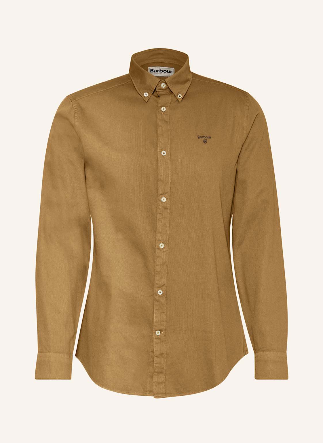 Barbour Hemd Romley Tailored Fit beige von Barbour