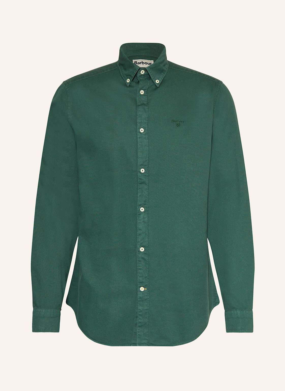 Barbour Hemd Romley Tailored Fit gruen von Barbour