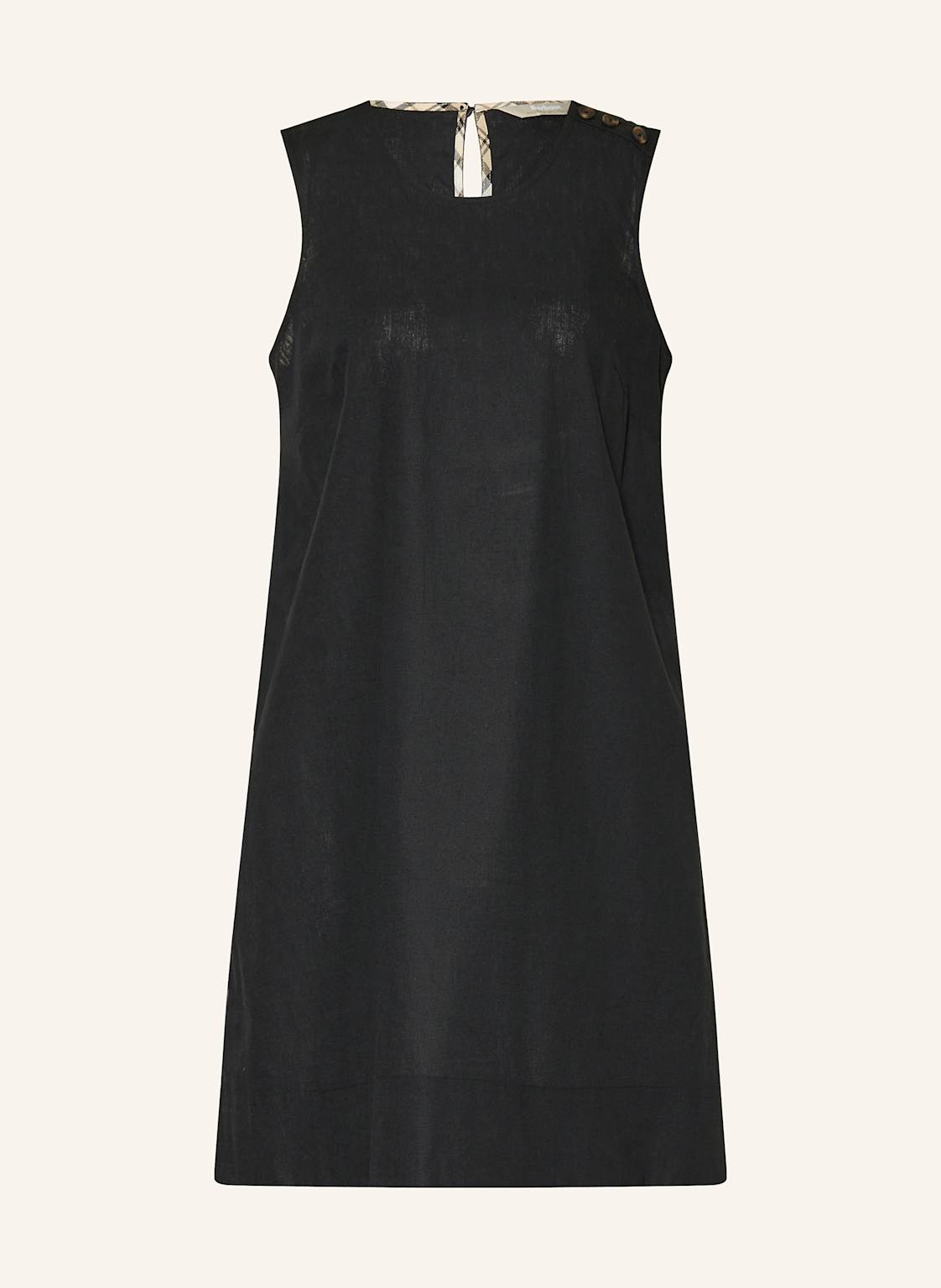 Barbour Kleid Lucy Mit Leinen schwarz Barbour Kleid Lucy Mit Leinen schwarz von Barbour