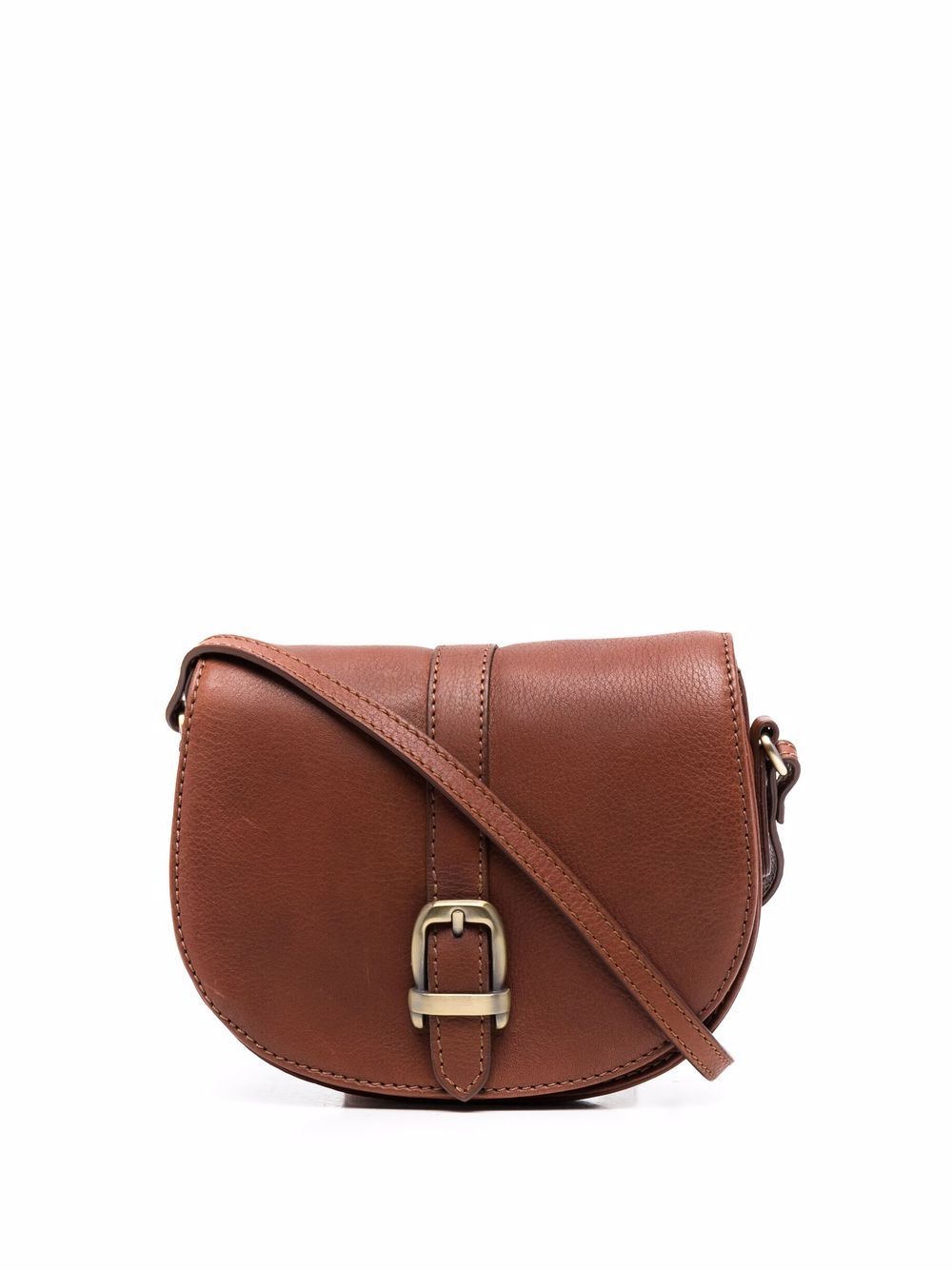 Barbour Laire leather saddle bag - Brown von Barbour