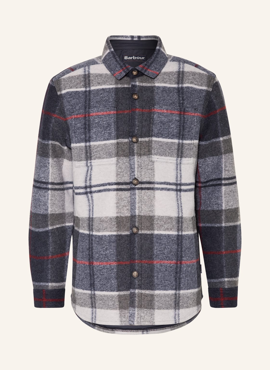 Barbour Flanell-Overshirt blau von Barbour