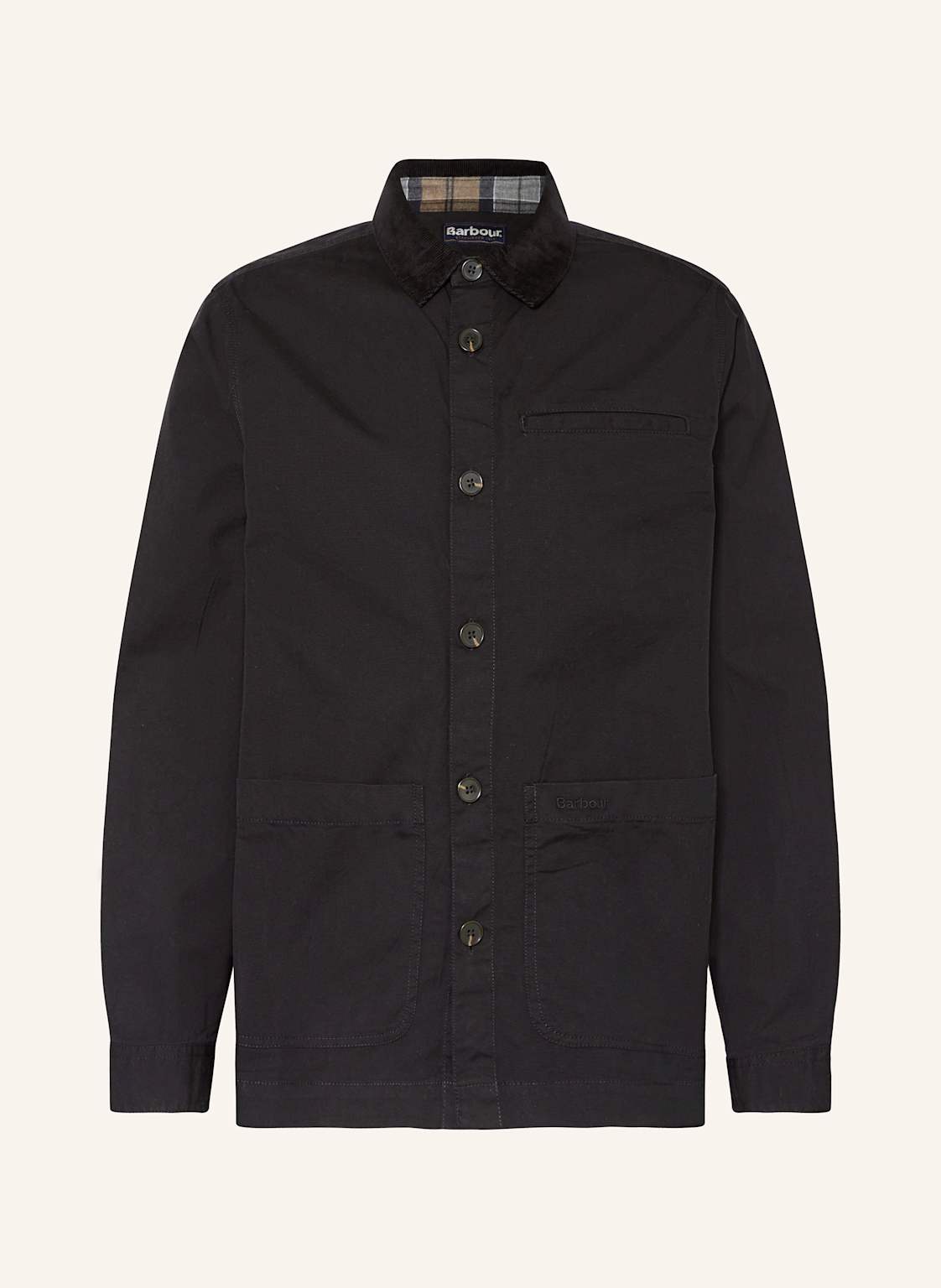 Barbour Overshirt Cole schwarz Barbour Overshirt Cole schwarz von Barbour