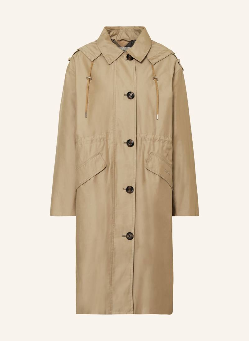 Barbour Parka Fearne Waterproof Mit Abnehmbarer Kapuze braun von Barbour