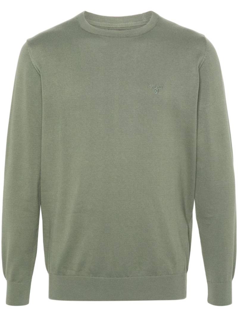 Barbour Pima cotton jumper - Green von Barbour