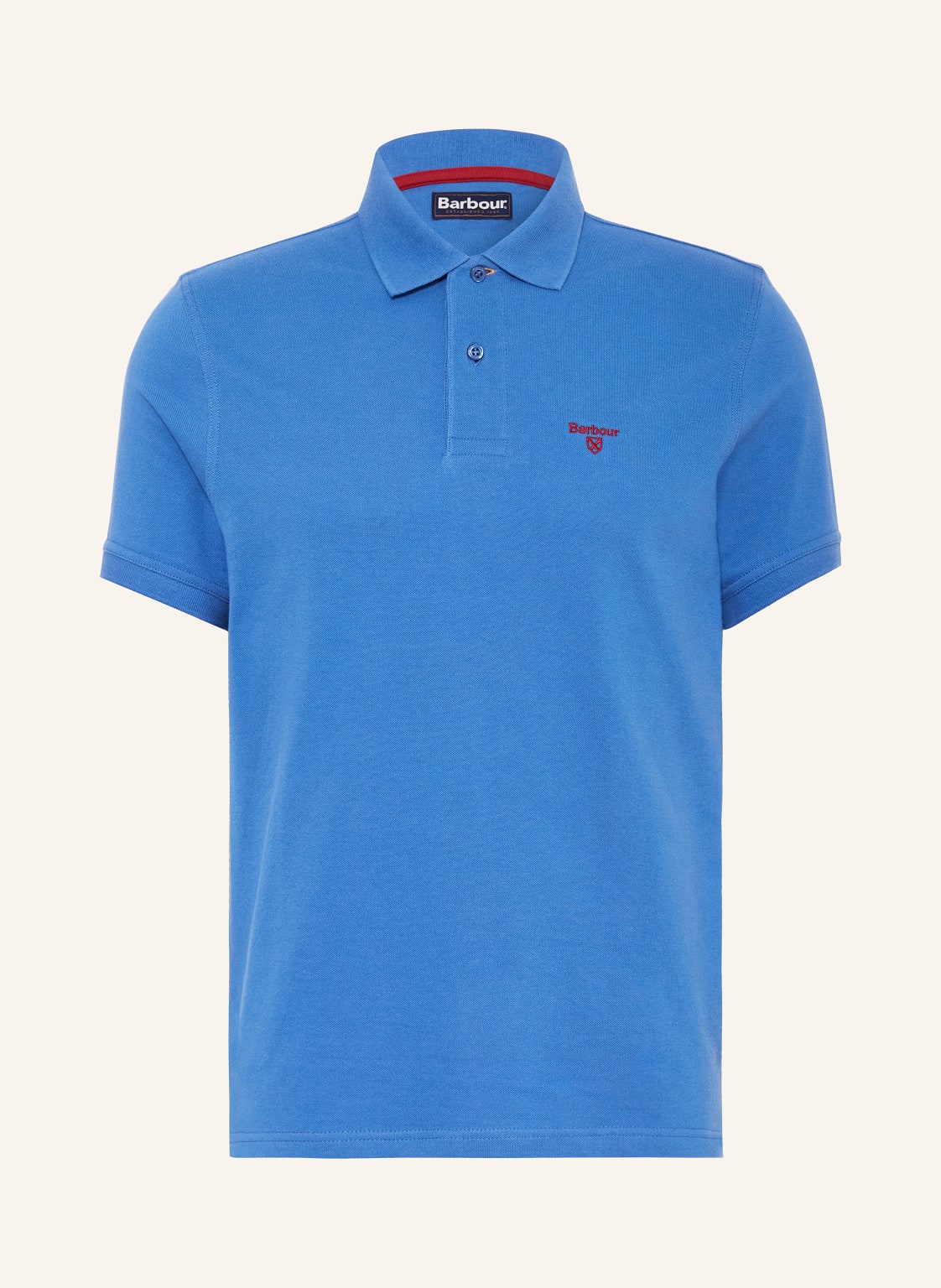 Barbour Piqué-Poloshirt Lightweight Sports blau von Barbour