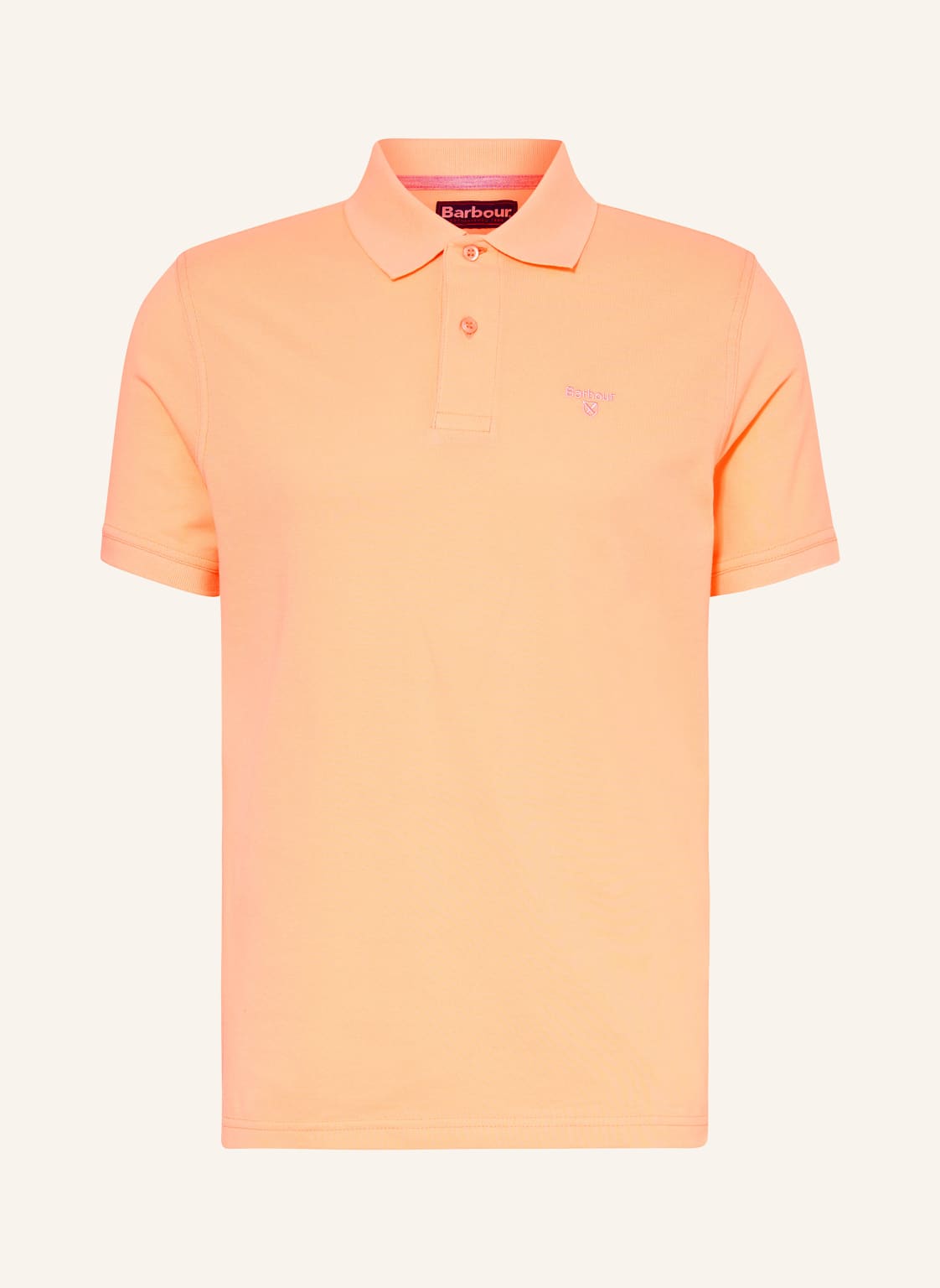 Barbour Piqué-Poloshirt Lightweight Sports orange von Barbour