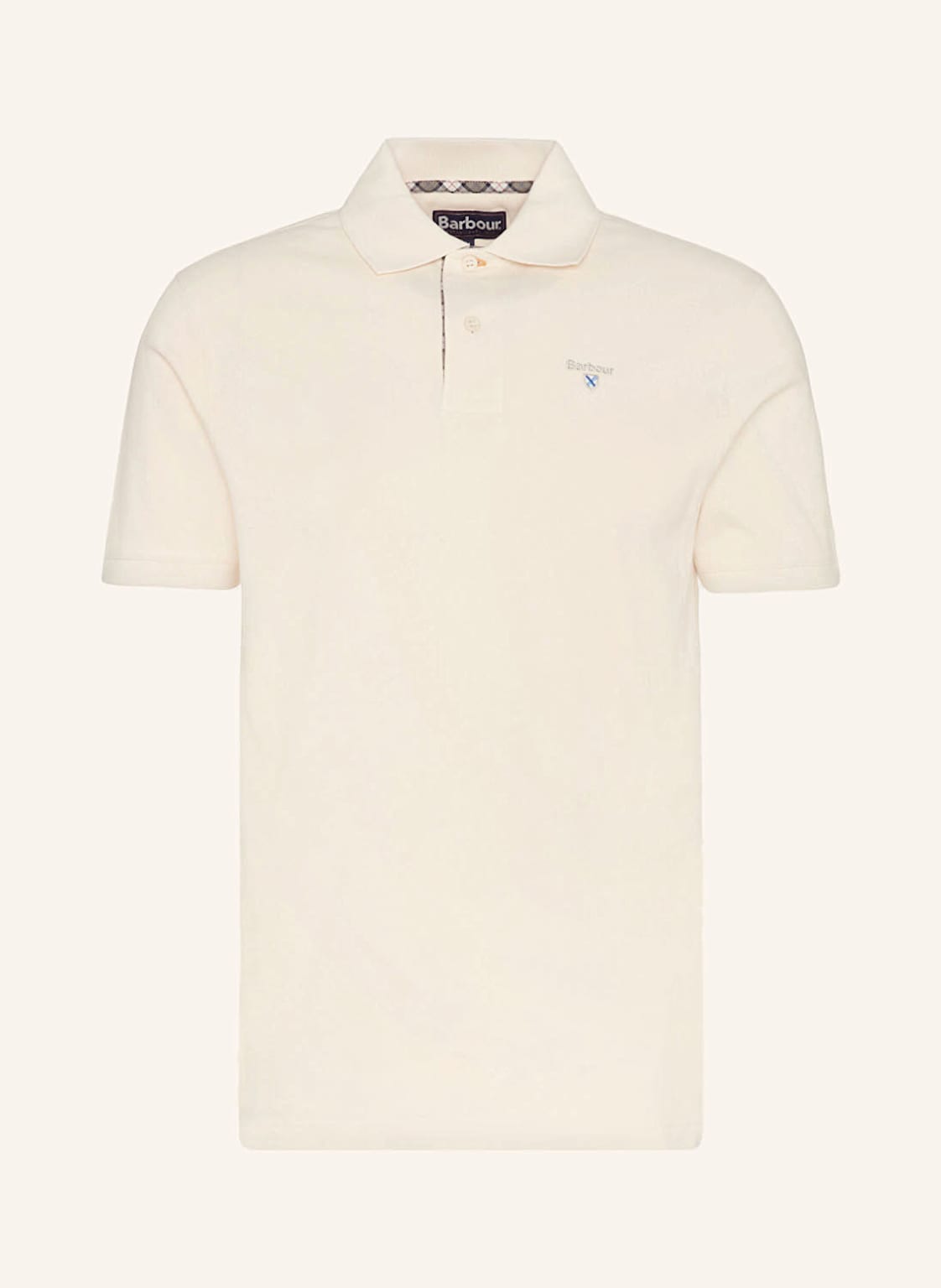 Barbour Piqué-Poloshirt weiss von Barbour