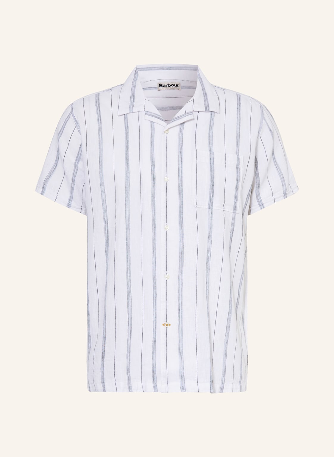 Barbour Resorthemd Comfort Fit Mit Leinen weiss Barbour Resorthemd Comfort Fit Mit Leinen weiss von Barbour