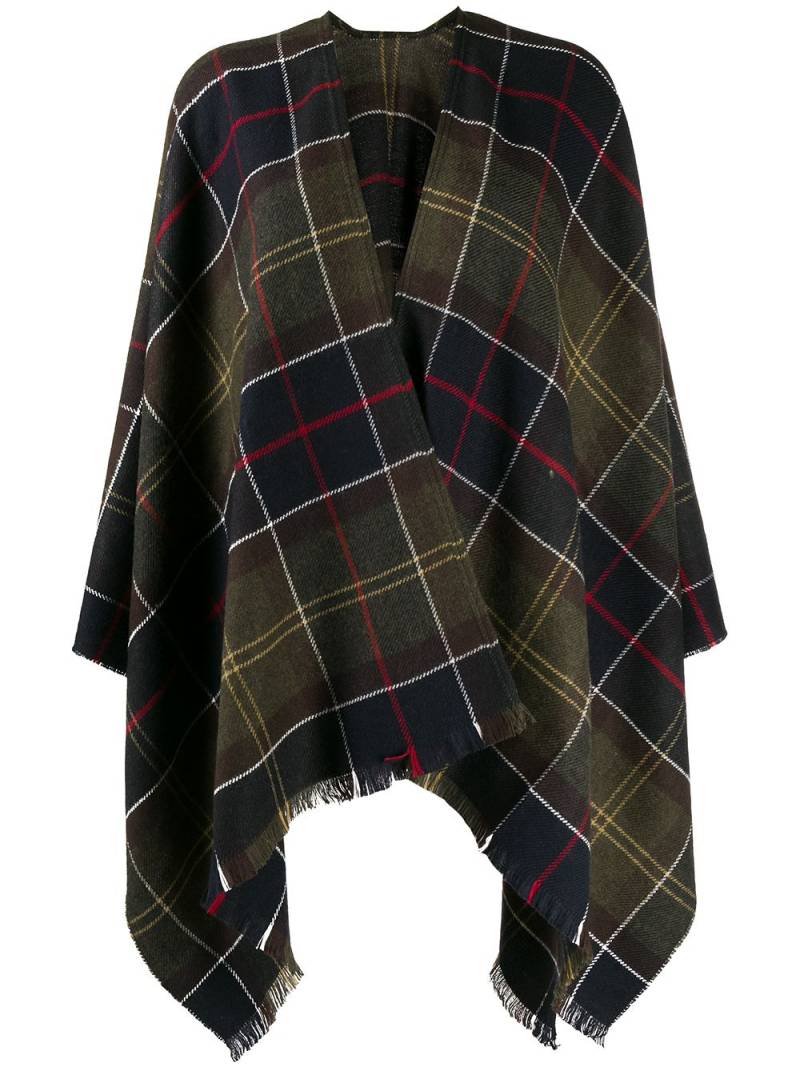 Barbour Staffin tartan serape - Green von Barbour