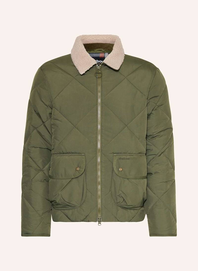 Barbour Steppjacke Angler gruen von Barbour