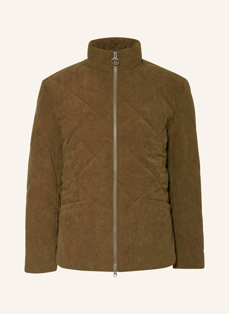 Barbour Steppjacke Liddesdale Aus Cord braun von Barbour