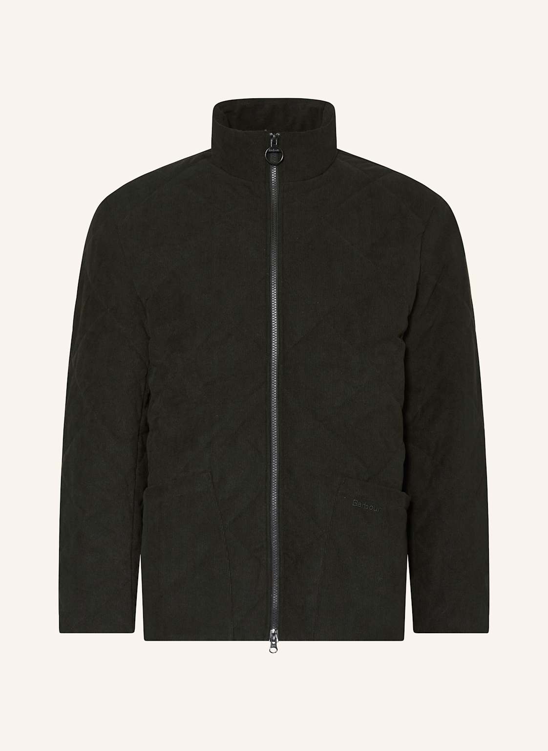 Barbour Steppjacke Aus Cord schwarz von Barbour