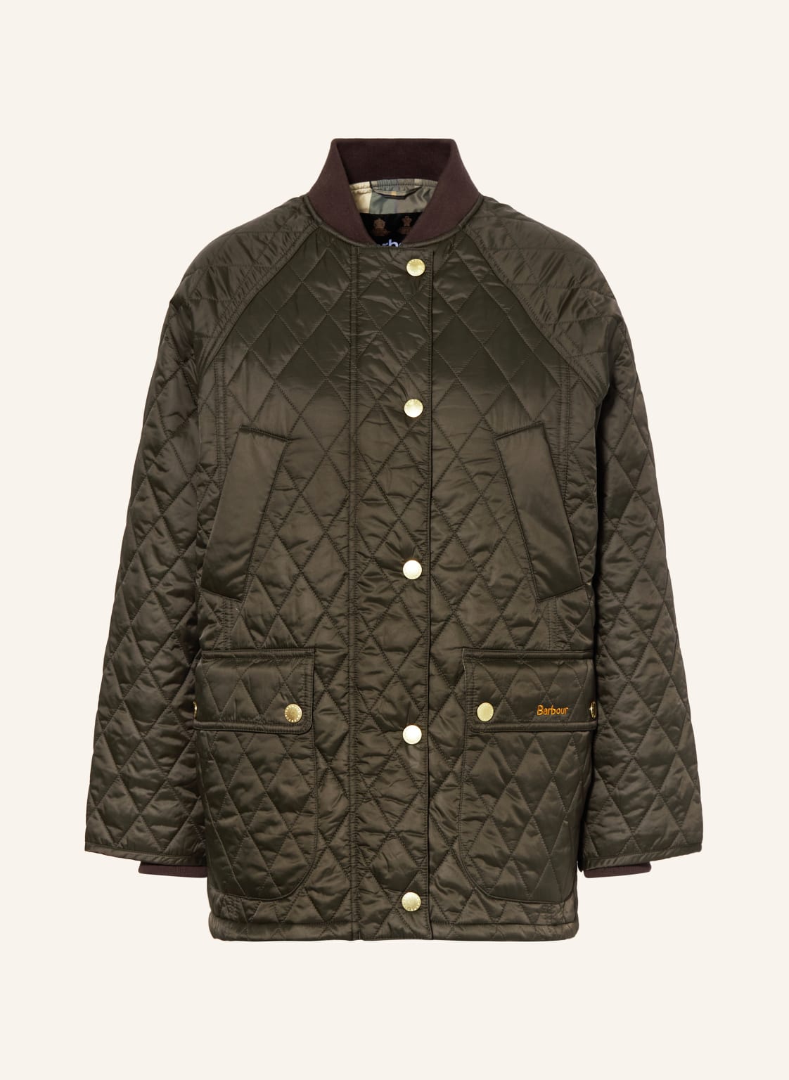 Barbour Steppjacke Beadnell gruen von Barbour