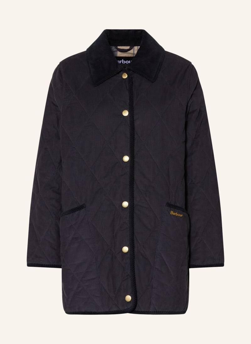 Barbour Steppjacke Cornelia Aus Cord blau von Barbour