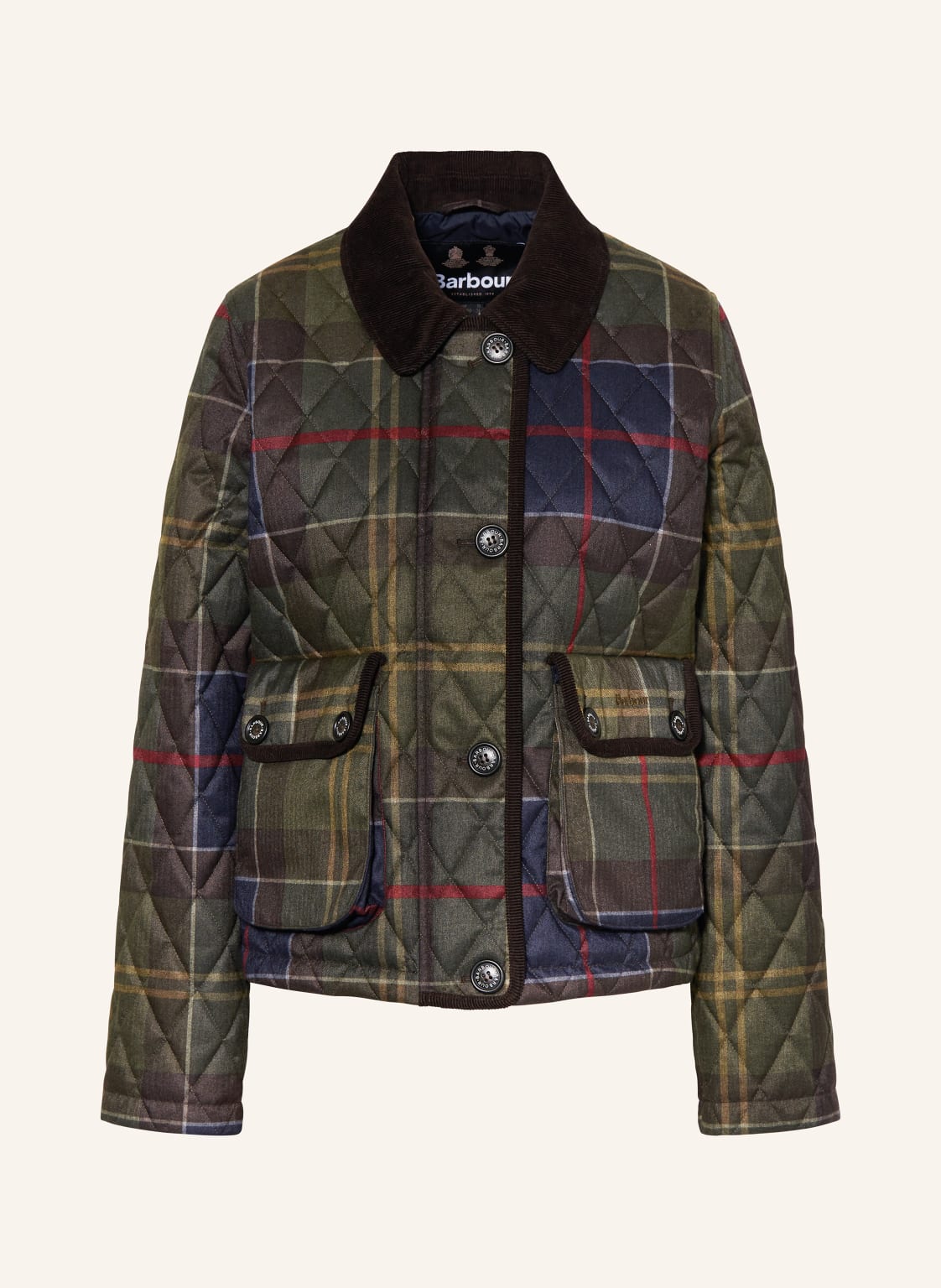 Barbour Steppjacke Loudon gruen von Barbour