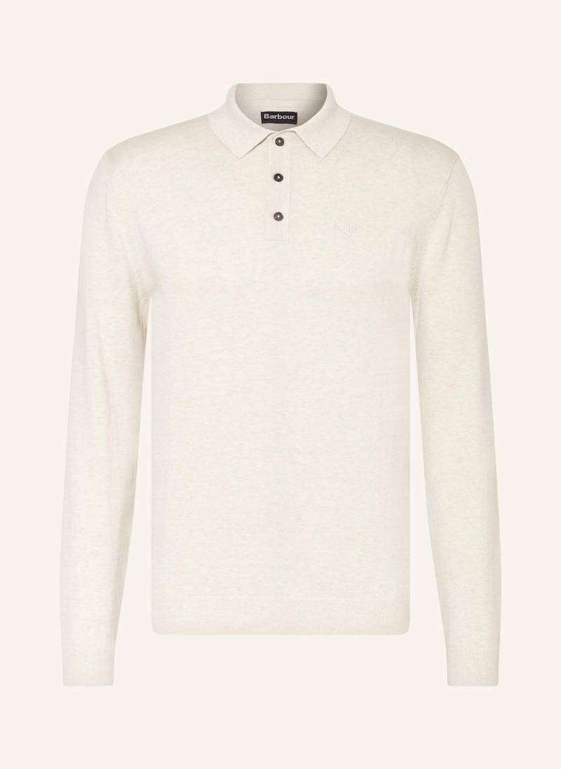 Barbour Strick-Poloshirt weiss von Barbour