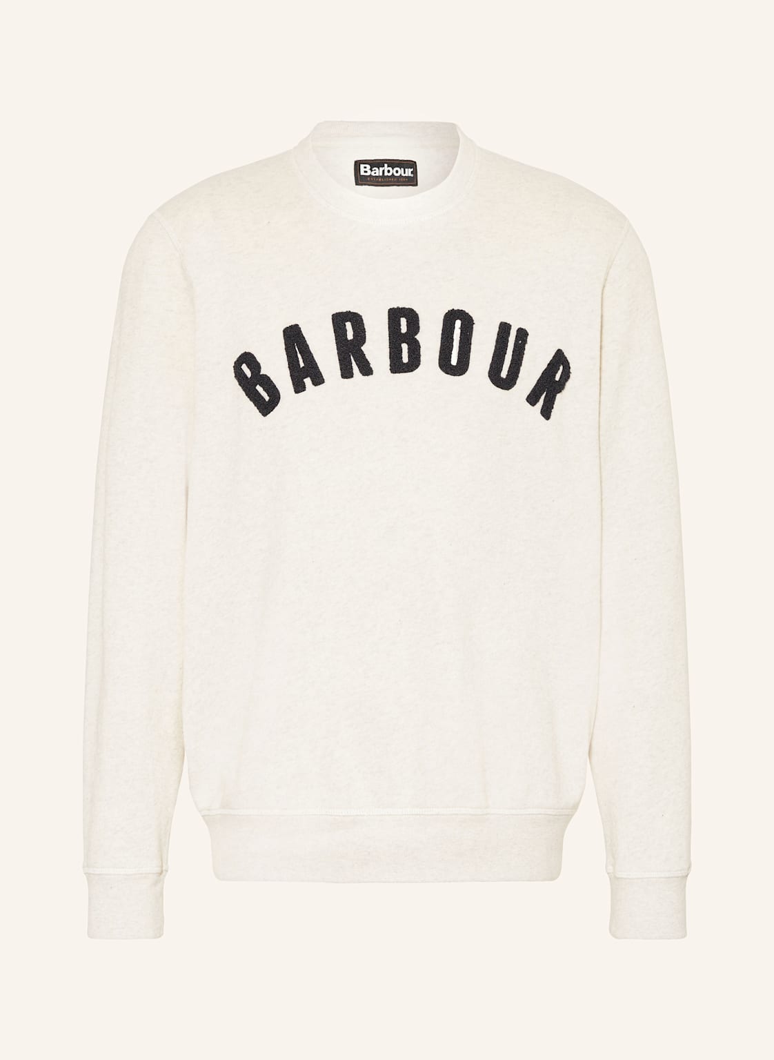 Barbour Sweatshirt weiss von Barbour