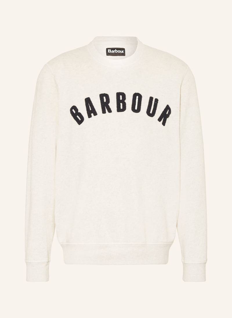 Barbour Sweatshirt Prep weiss von Barbour