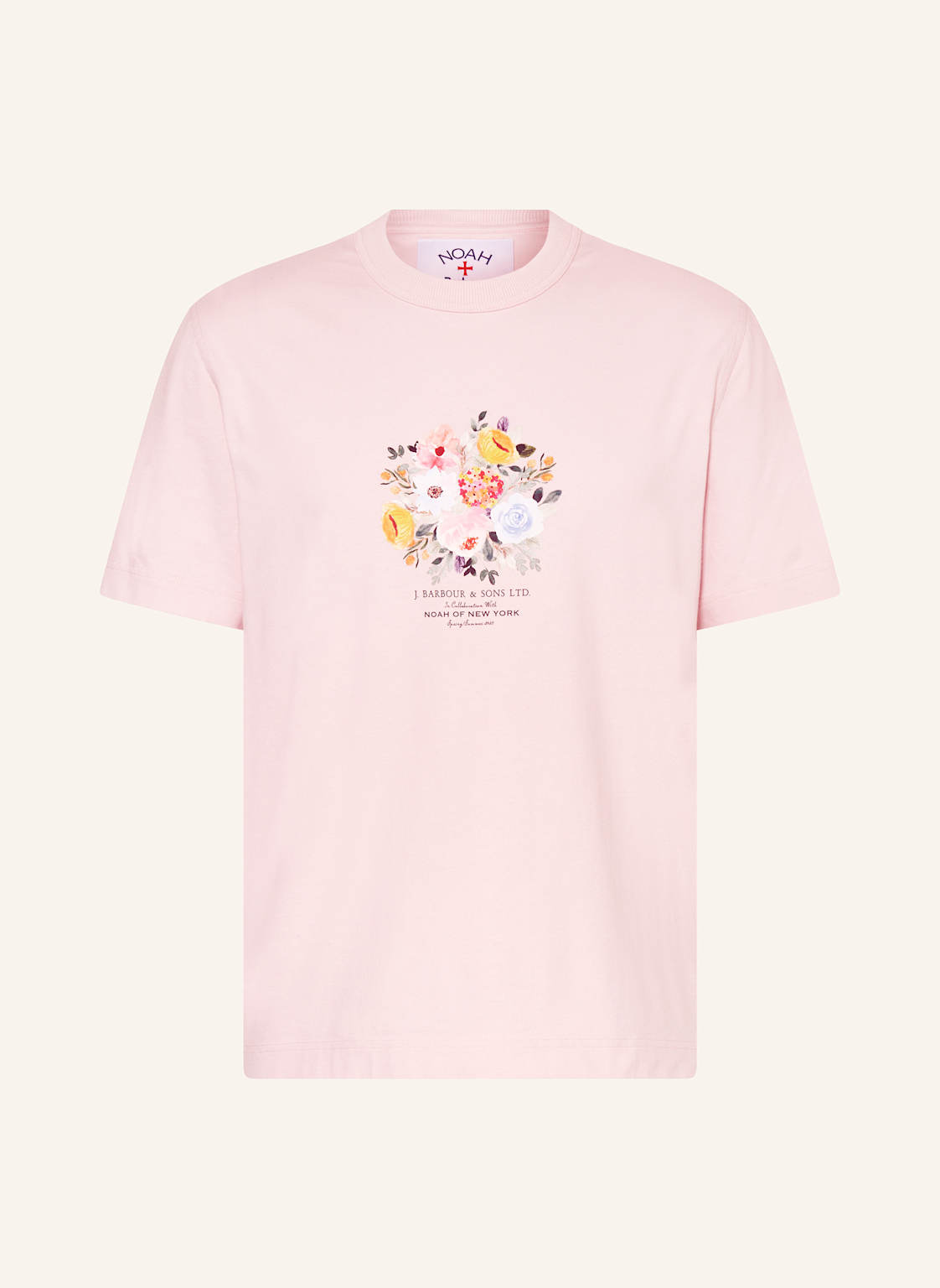 Barbour T-Shirt pink von Barbour