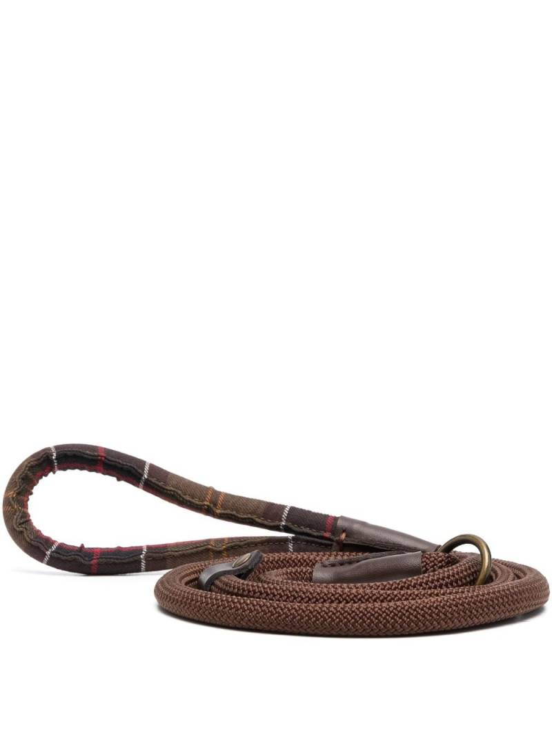 Barbour Tartan-print dog lead - Brown von Barbour