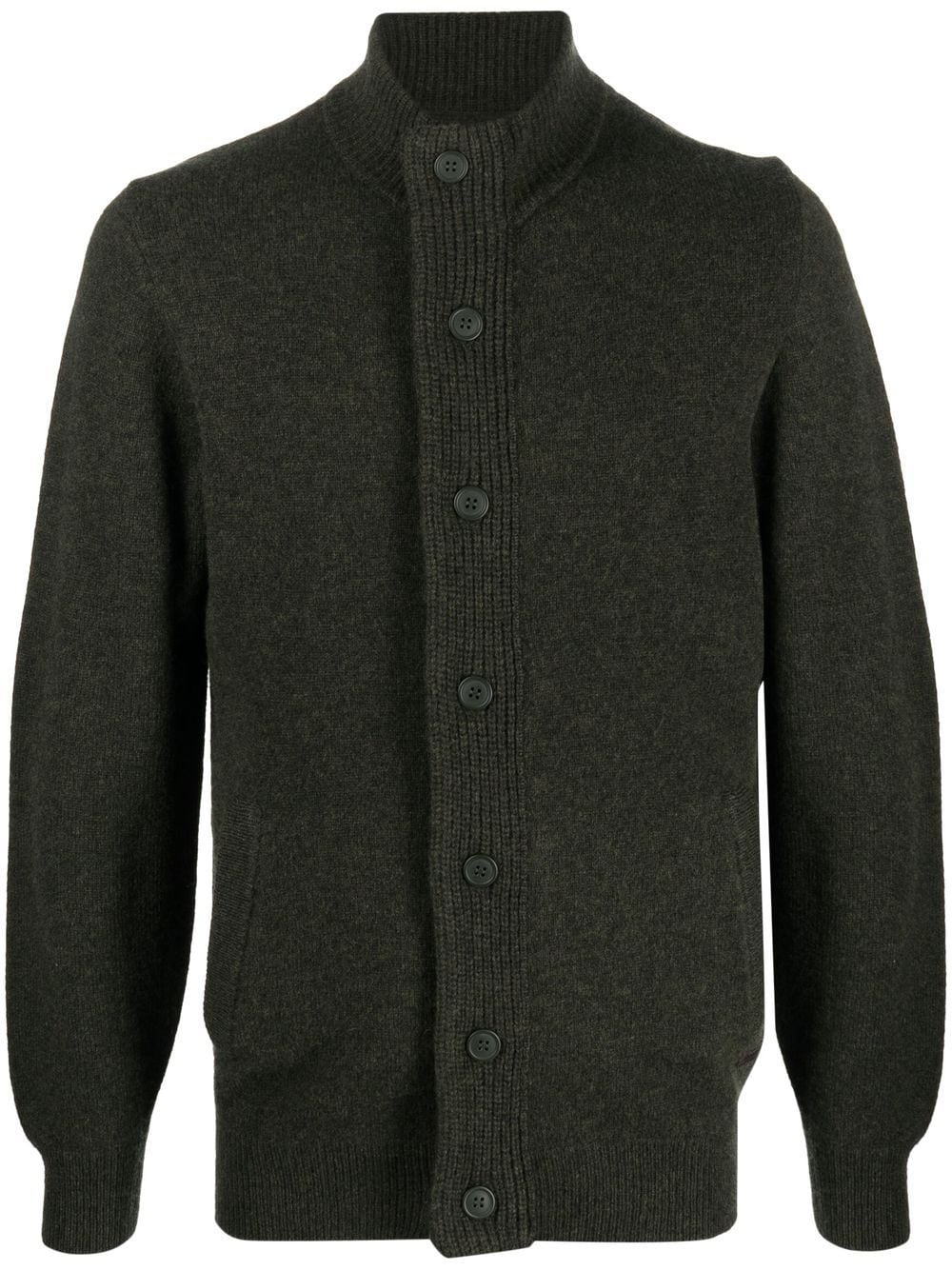 Barbour button-front knitted jumper - Green von Barbour
