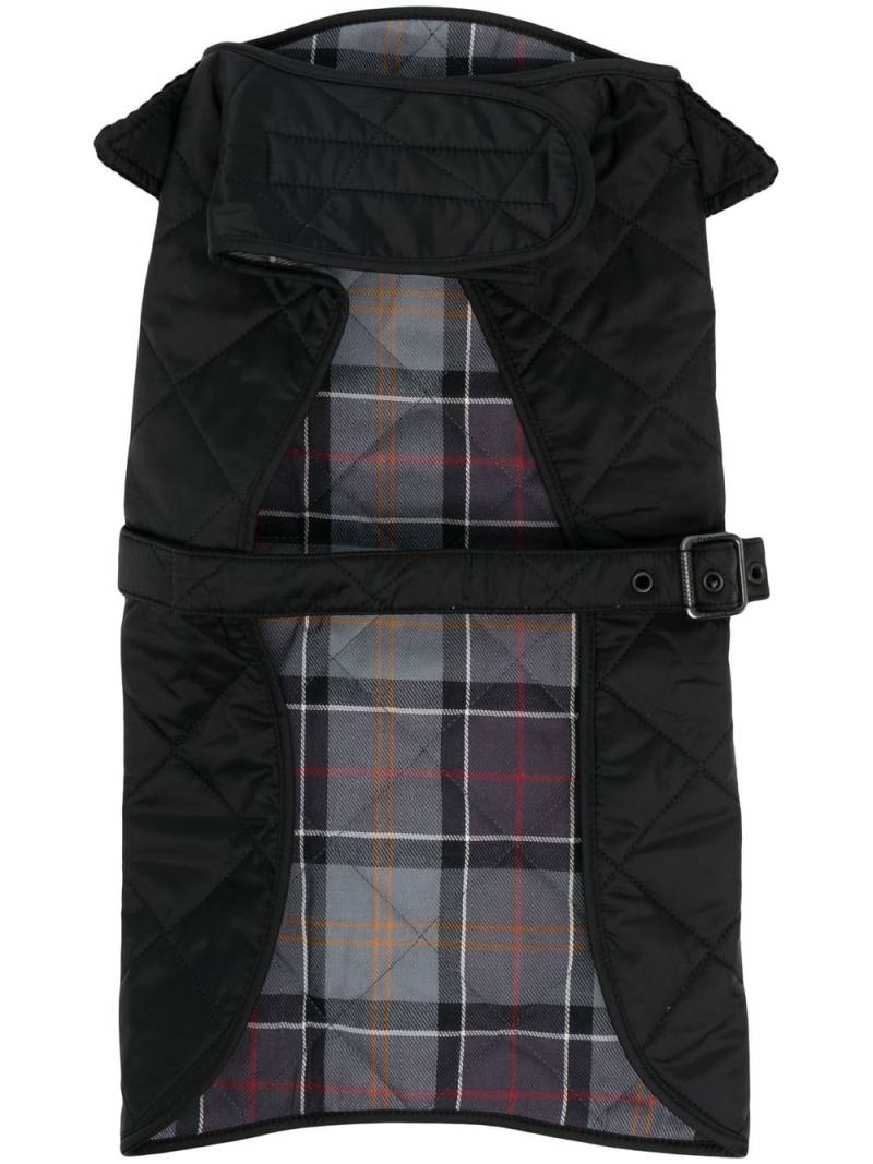 Barbour diamond-quilted dog coat - Black von Barbour