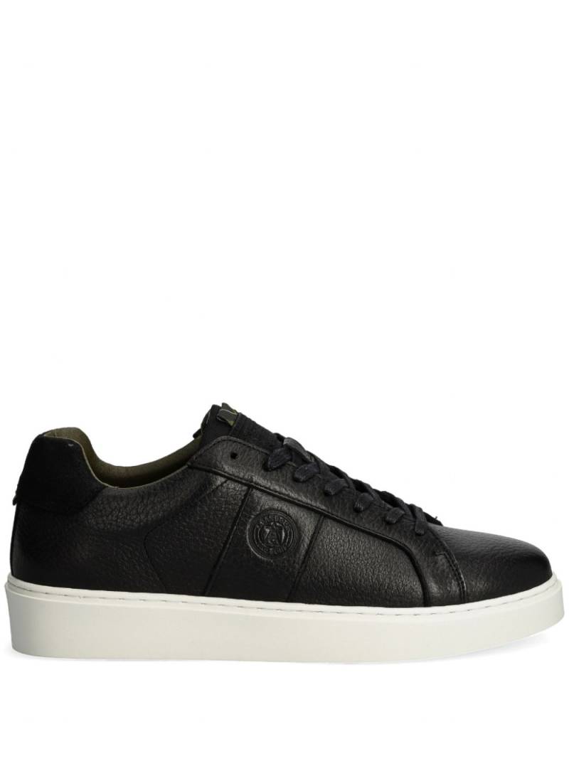 Barbour leather sneakers - Black von Barbour