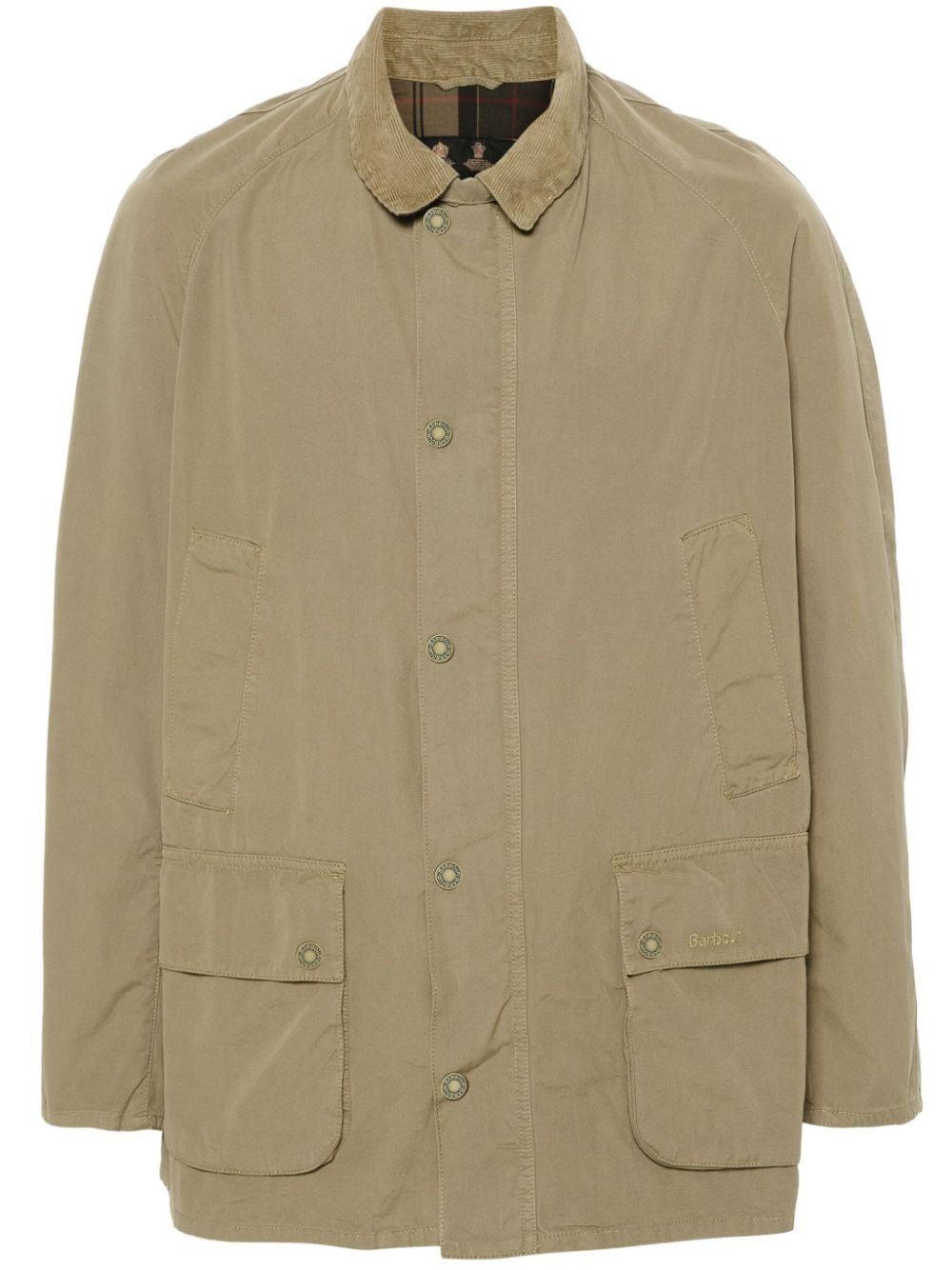 Barbour logo-embroidered jacket - Green von Barbour