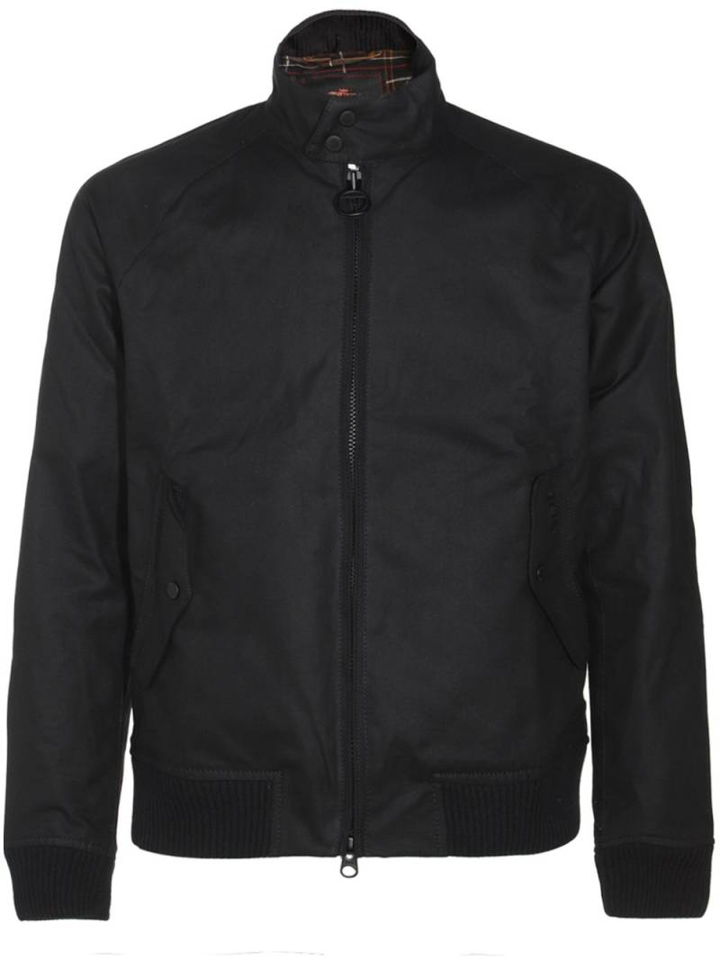 Barbour logo-plaque jacket - Black von Barbour