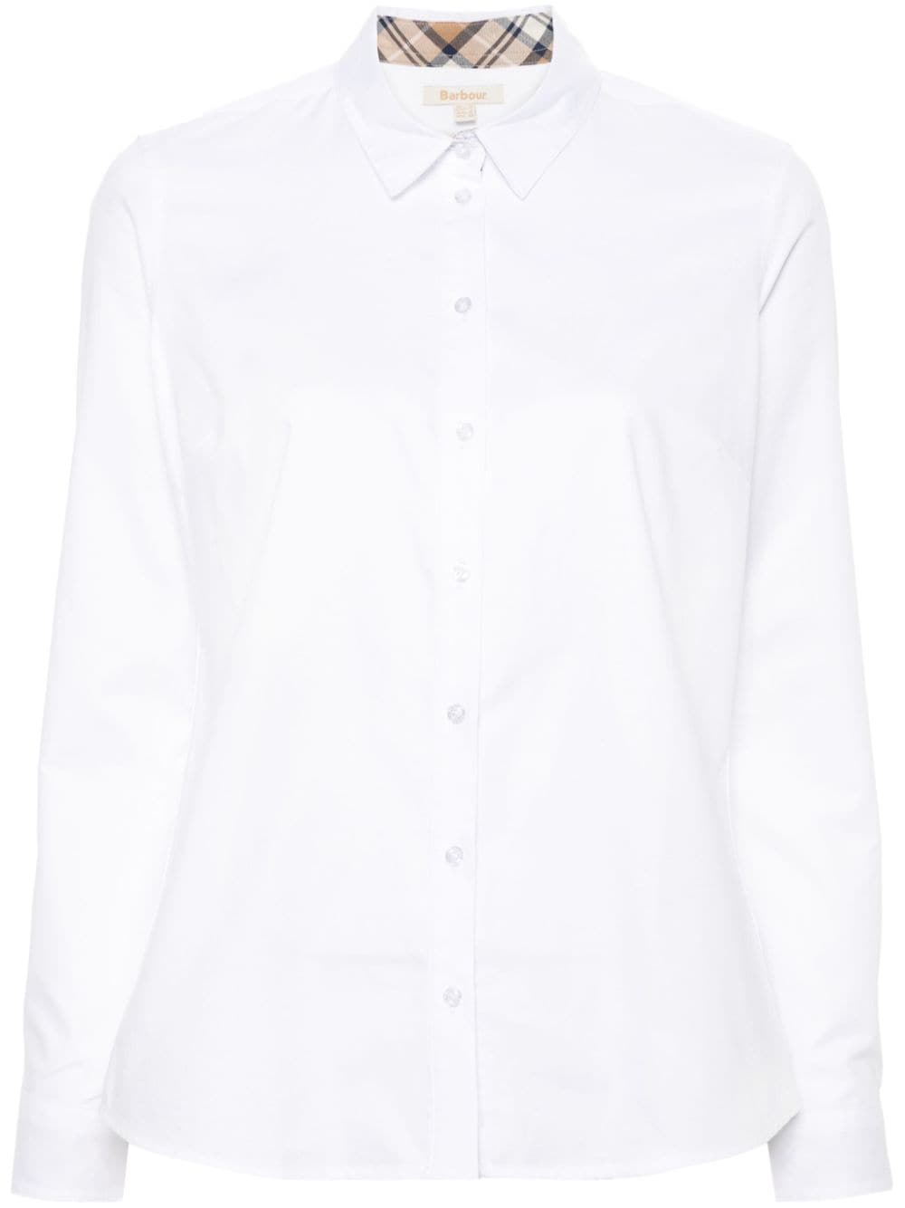 Barbour poplin cotton shirt - White von Barbour
