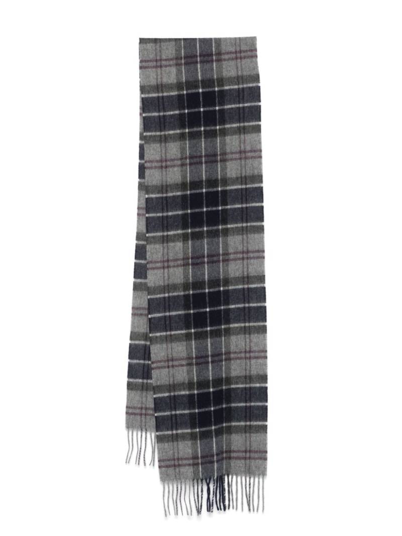 Barbour tartan-check scarf - Black von Barbour