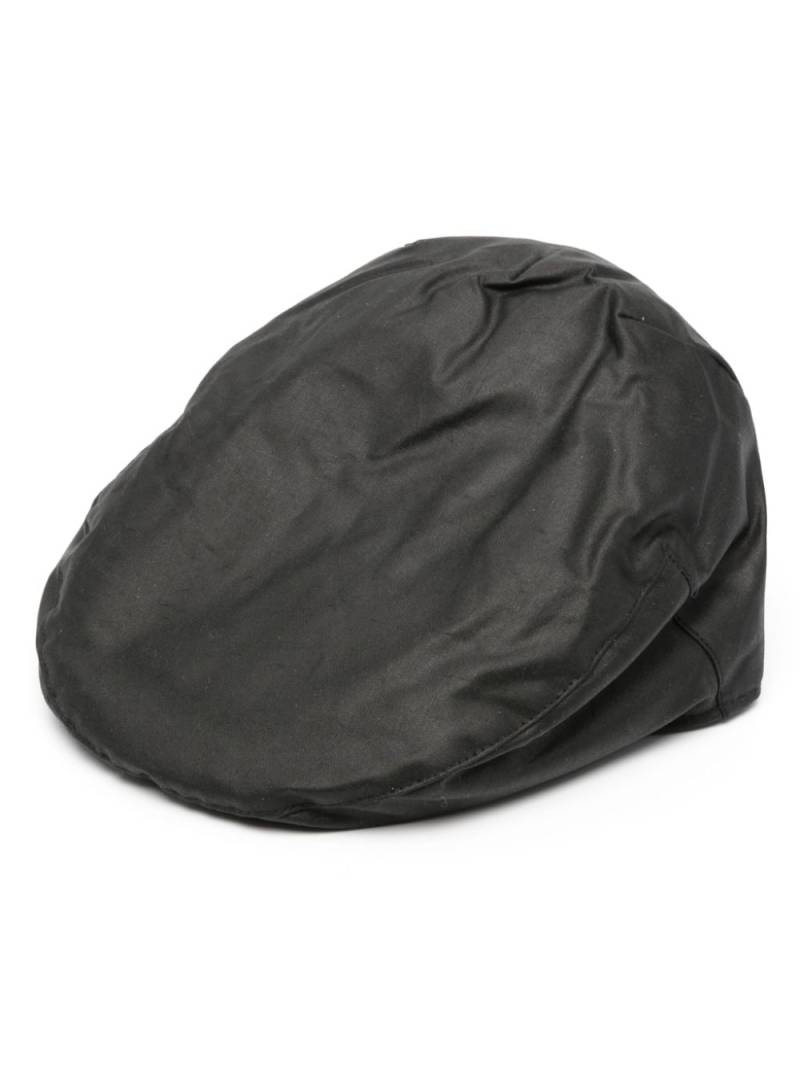 Barbour waterproof cotton flat cap - Black von Barbour