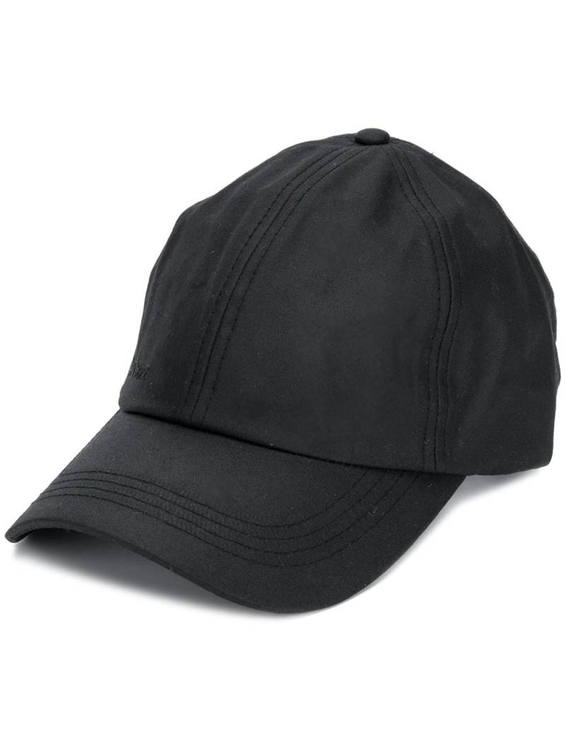 Barbour wax sports cap - Black von Barbour