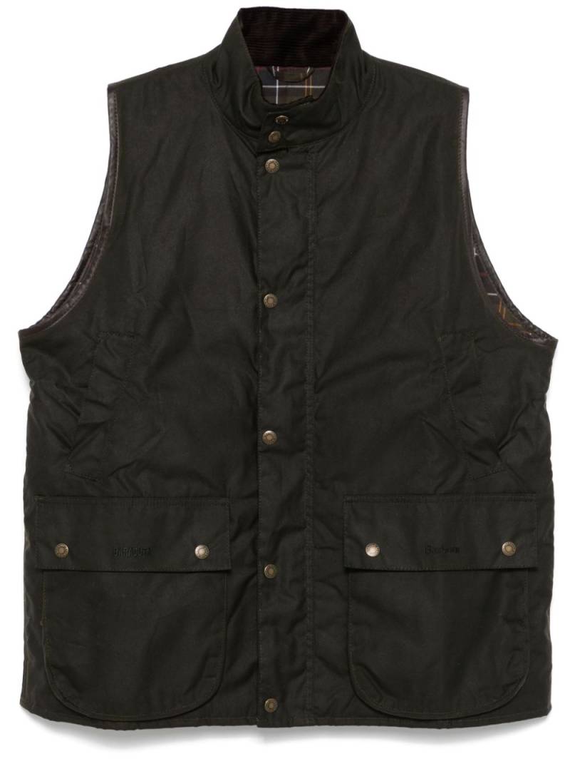 Barbour x Barbour waxed gilet - Green von Barbour