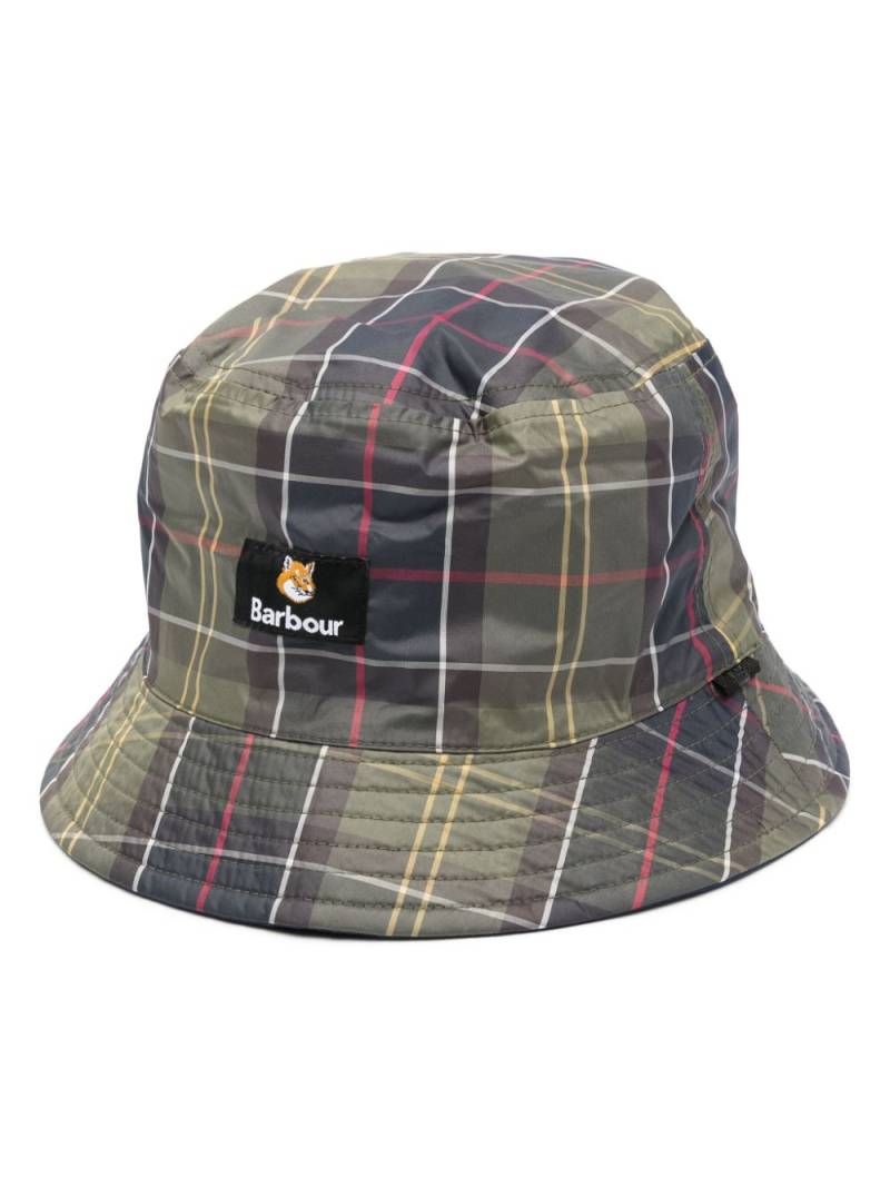 Barbour x Maison Kitsuné reversible bucket hat - Green von Barbour