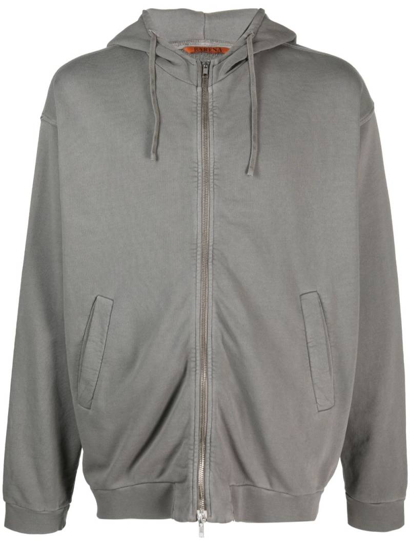 Barena zip-up cotton hoodie - Grey von Barena