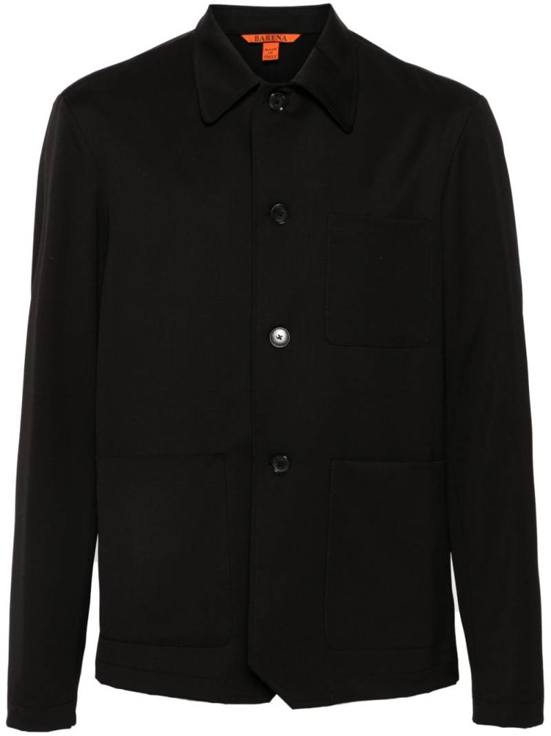 Barena Visal Novento shirt jacket - Black von Barena