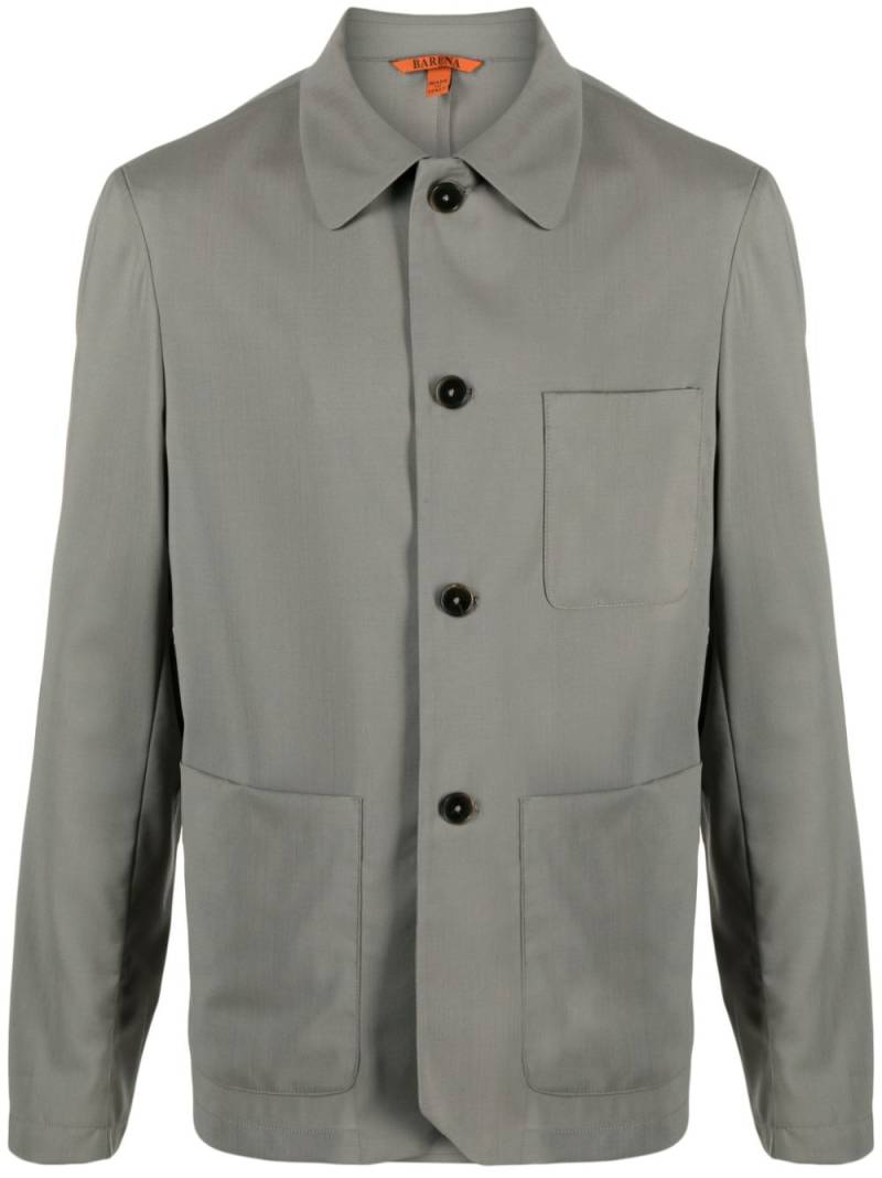 Barena Visal virgin wool shirt - Grey von Barena