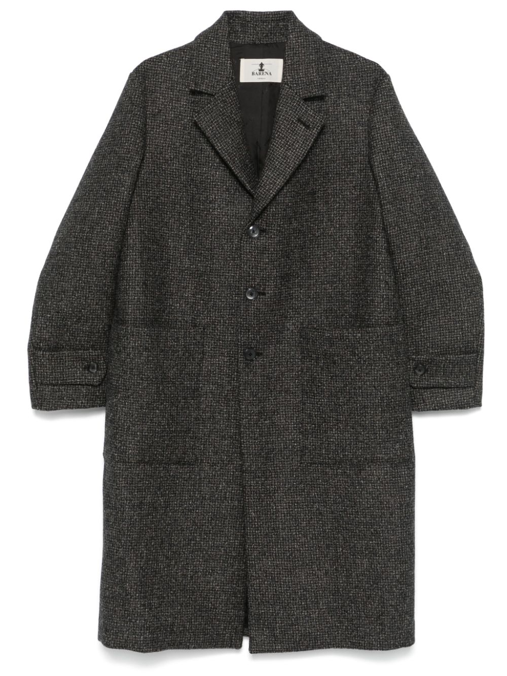 Barena Zane Castor Bruno coat - Black von Barena