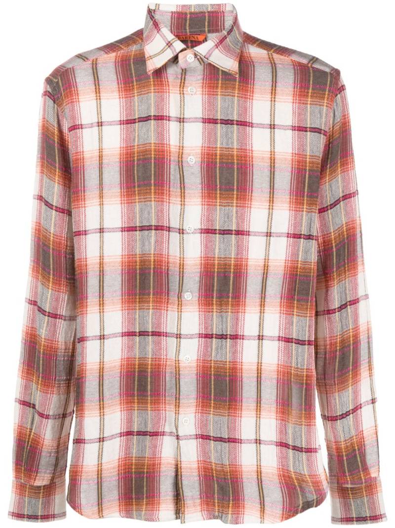 Barena plaid-check pattern shirt - Neutrals von Barena