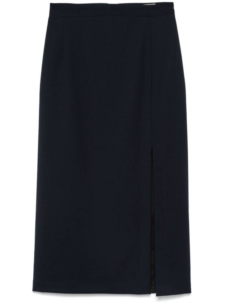 Barena side-slit skirt - Blue von Barena