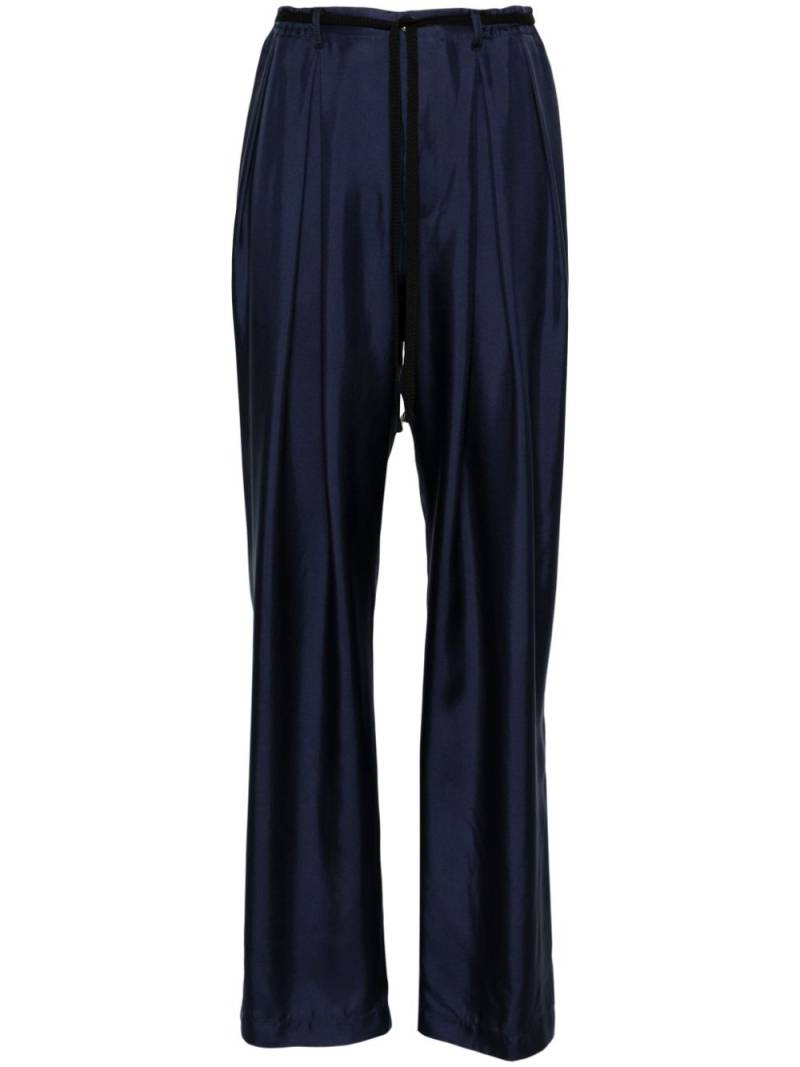 Barena silk trousers - Blue von Barena