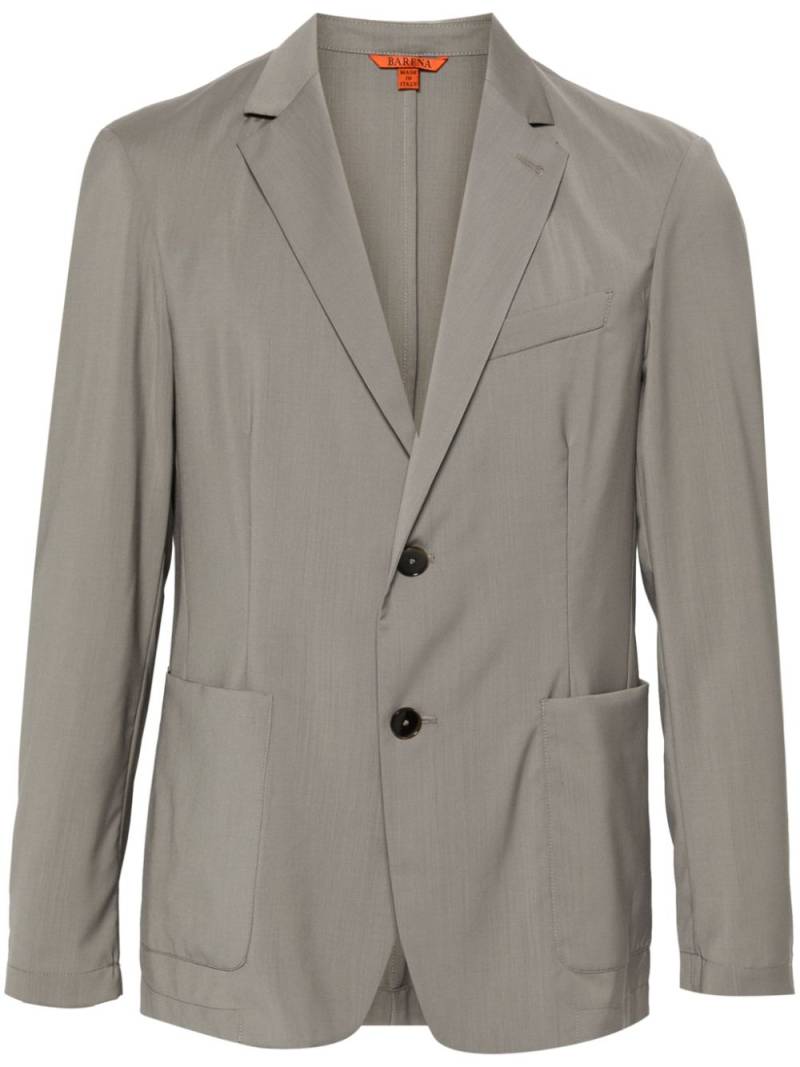 Barena single-breasted wool blazer - Grey von Barena