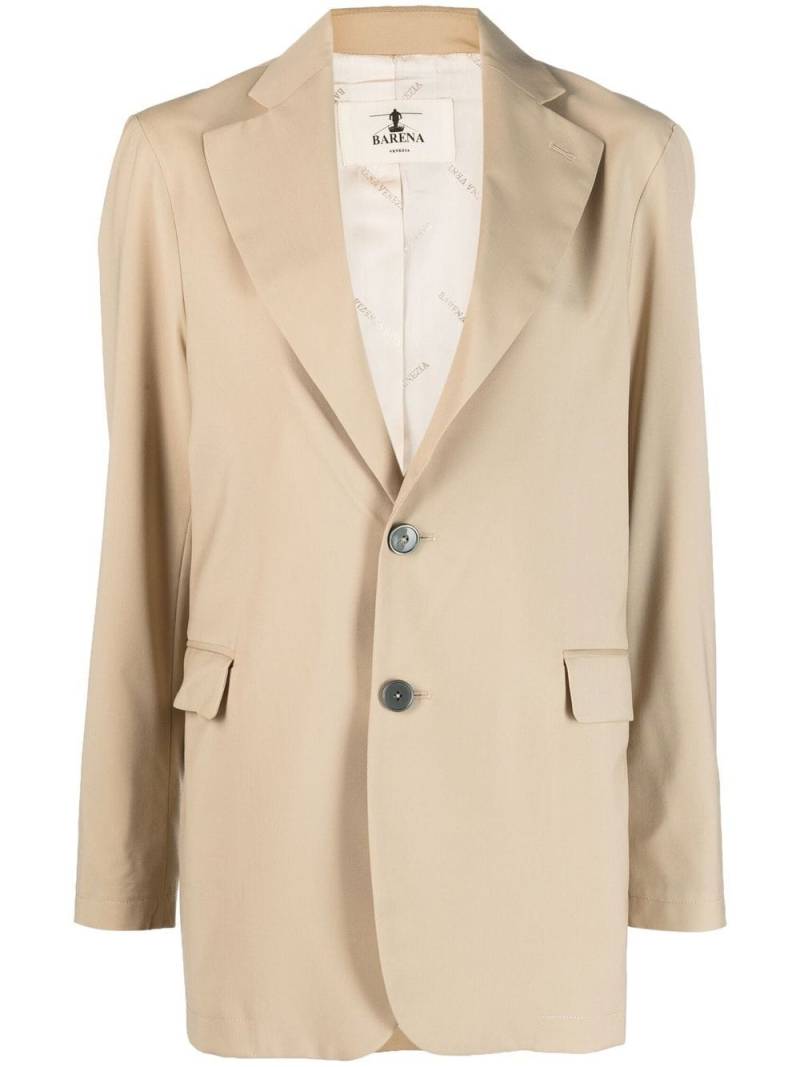 Barena single-breasted wool blazer - Neutrals von Barena