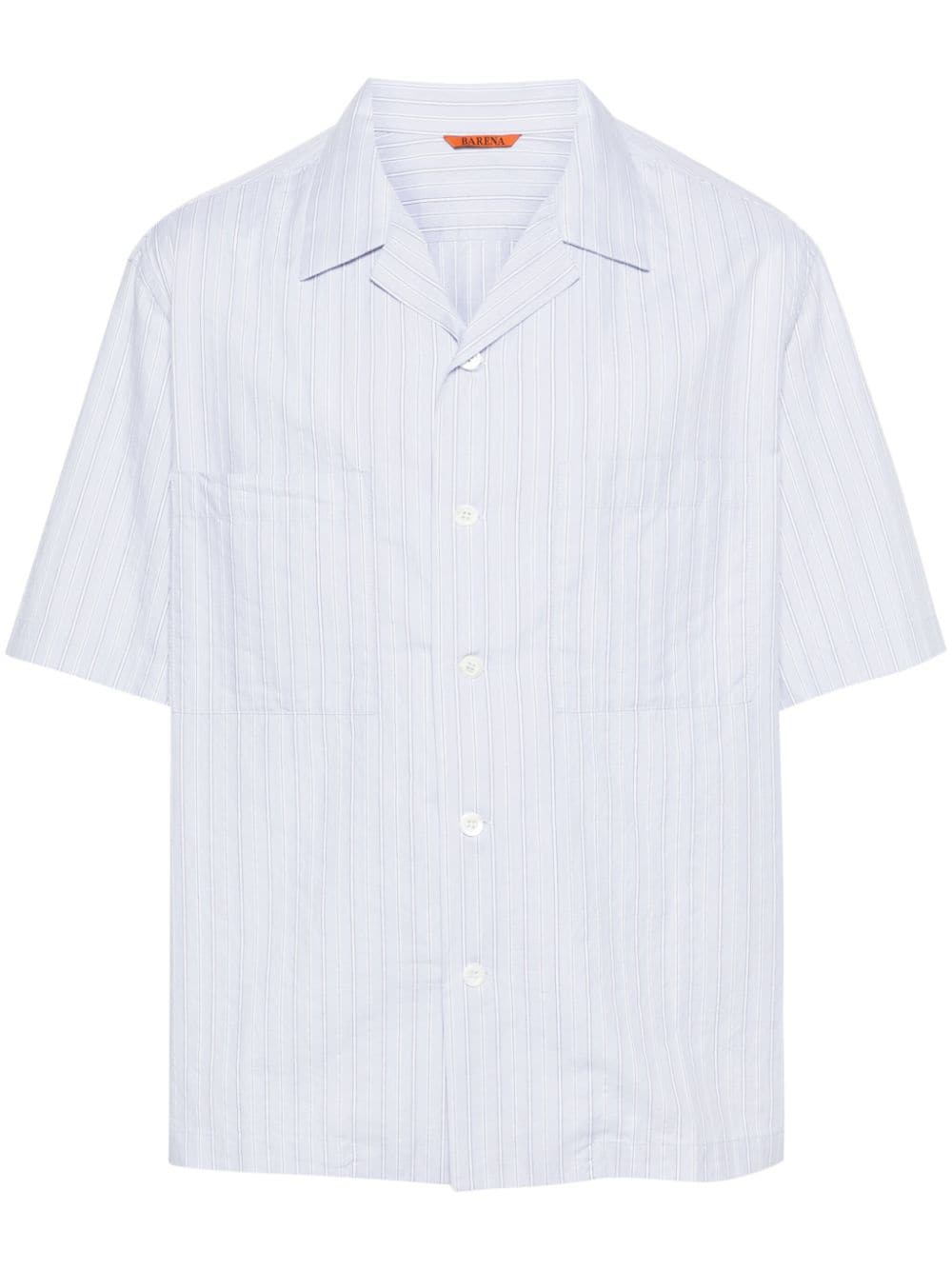 Barena striped cotton shirt - Blue von Barena